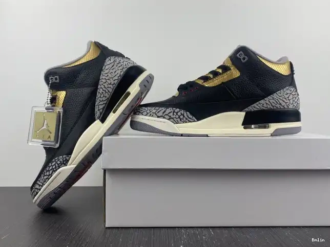 Bmlin Shoes CK9246-067 Air Black 3 Jordan Gold WMNS 0511